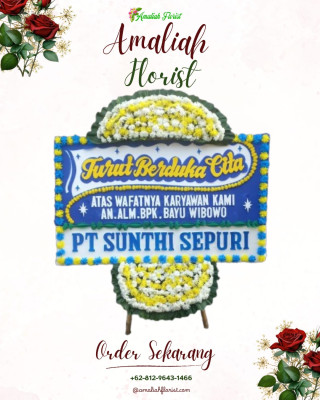 Papan Bunga Duka di Karyamulya