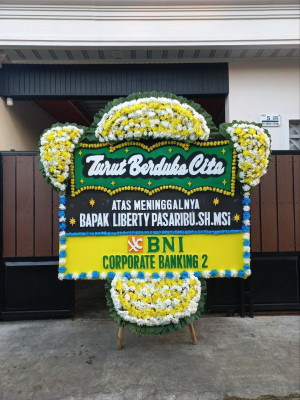 Papan Bunga Duka di Karyamulya