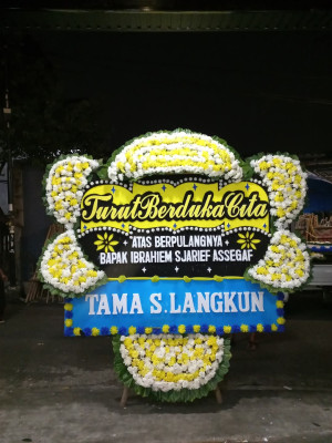Papan Bunga Duka di Karyamulya